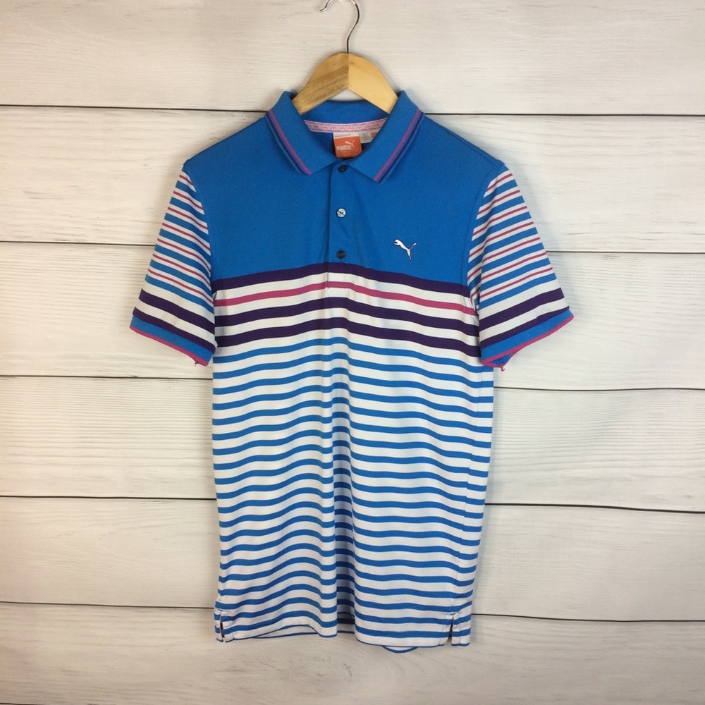 Puma Golf Polo Shirt Short Sleeve Dry Cell